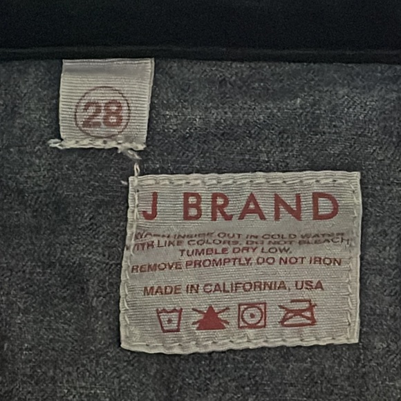 J BRAND JETT JEANS SIZE 28 Style# 3935U388 Black Ankle Cropped - Picture 8 of 14